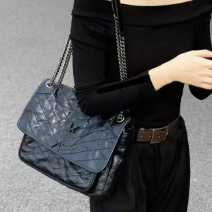 真皮女士包2026新款头层牛皮腋下包女niki流浪包单肩斜挎邮差包