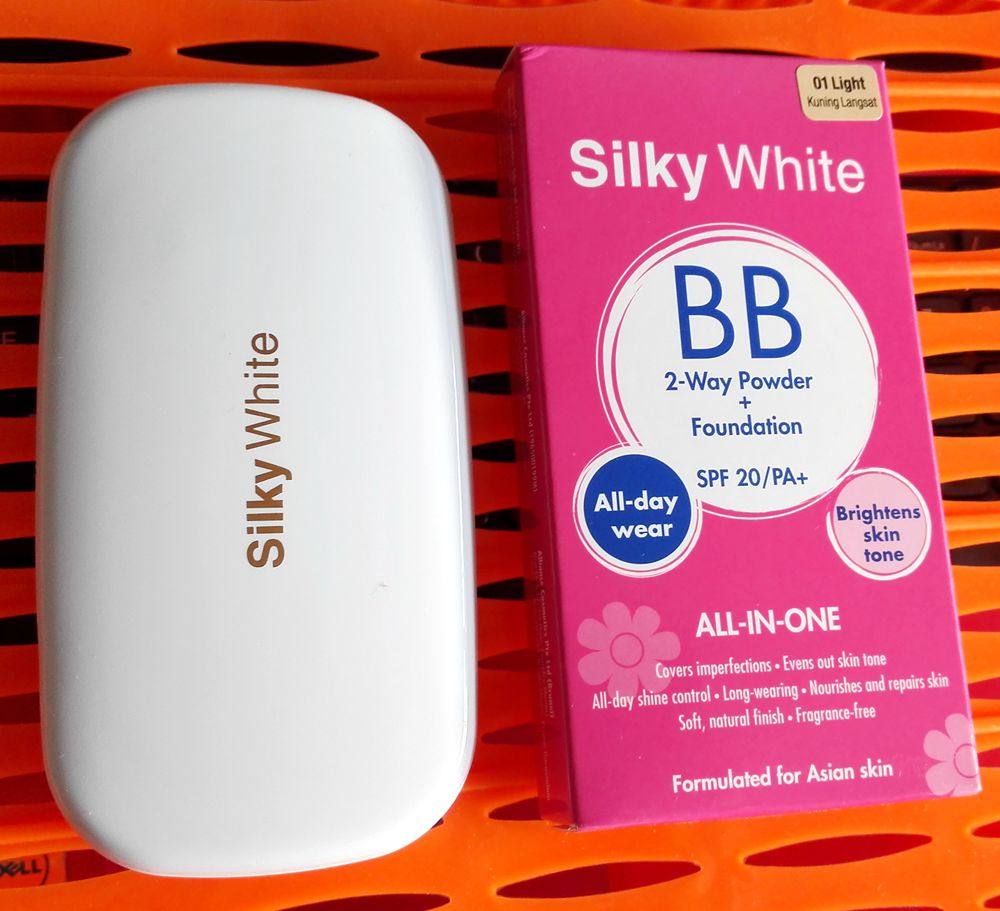 Silky White 粉饼 干湿两用粉底 SPF20 定妆粉 蜜粉|ruв категории Косметика, порошок - от Buy2taobao.com для оказания профессиональной услуги покупки агента Taobao