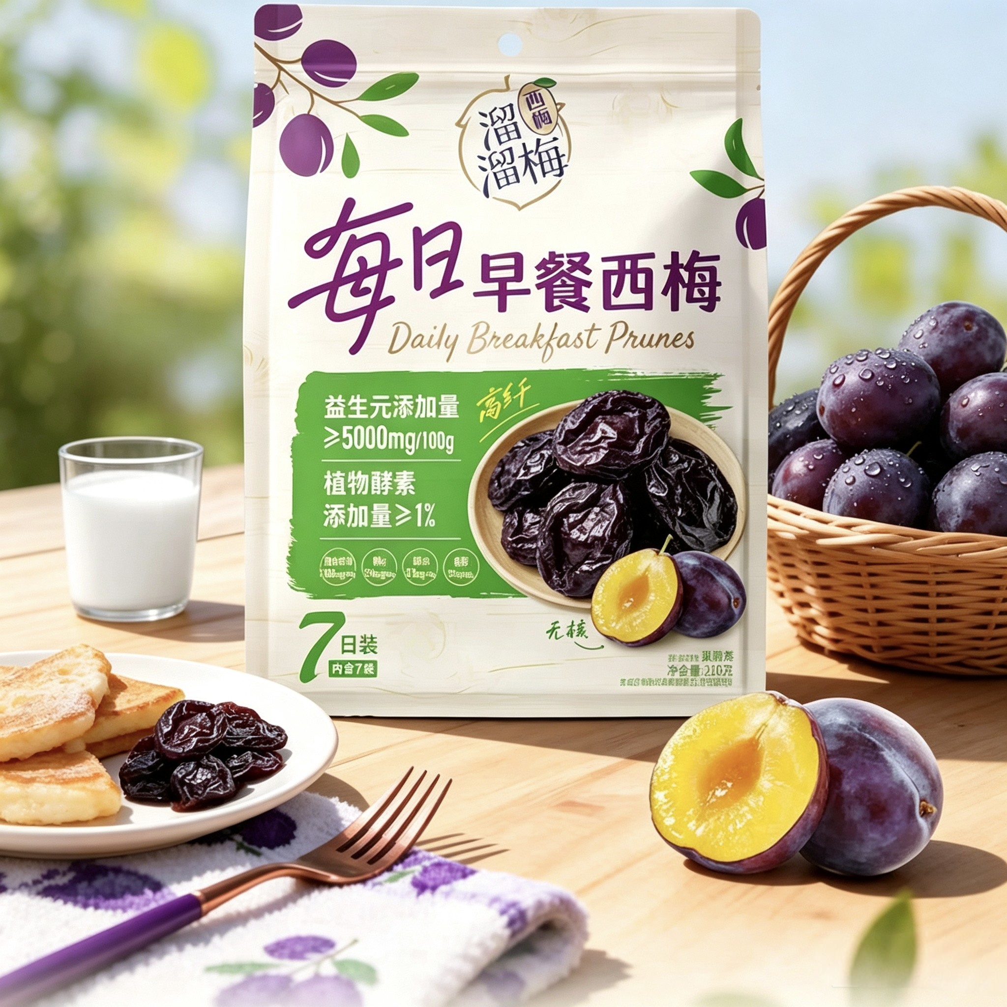溜溜梅每日早餐西梅210克7日装