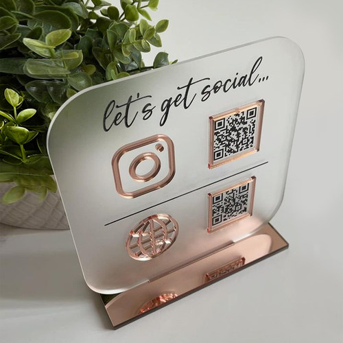 qrcode牌二维码展示牌收款码摆台