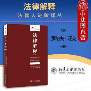 旺克 法律初学者工具书 第6版 现货正版 第六版 北大 法学方法论法哲学德国式 法律解释 2020新版 法律人进阶译丛 法律漏洞