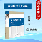 2024新 法官助理职业素养 法官助理工作实务 正版 唐素林 法官助理制度概述 民事刑事行政审判法官助理工作规范要点参考书 法律社