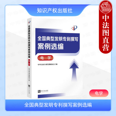 正版 全国典型发明专利撰写案例选编 电学 知识产权出版社 电学领域典型发明专利撰写案例及部分案例撰写