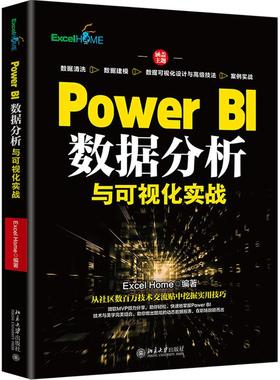 正版 Power BI数据分析与可视化实战 Excel Home Power BI初学者中高级用户IT技术人员学习参考书 数据分析可视化 北京大学出版社