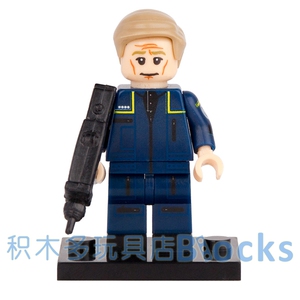品高积木星际迷航人仔企业号船长詹姆斯·柯克拼装玩具兼容乐高