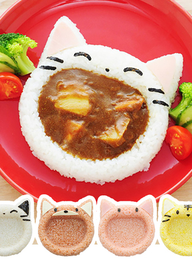 日本Arnest大嘴儿童宝宝饭团模具套装卡通DIY做饭压饭米饭咖喱饭
