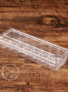 J006打包盒 BOPS透明寿司盒 长条蛋糕盒 外卖烧烤快餐一次性饭盒