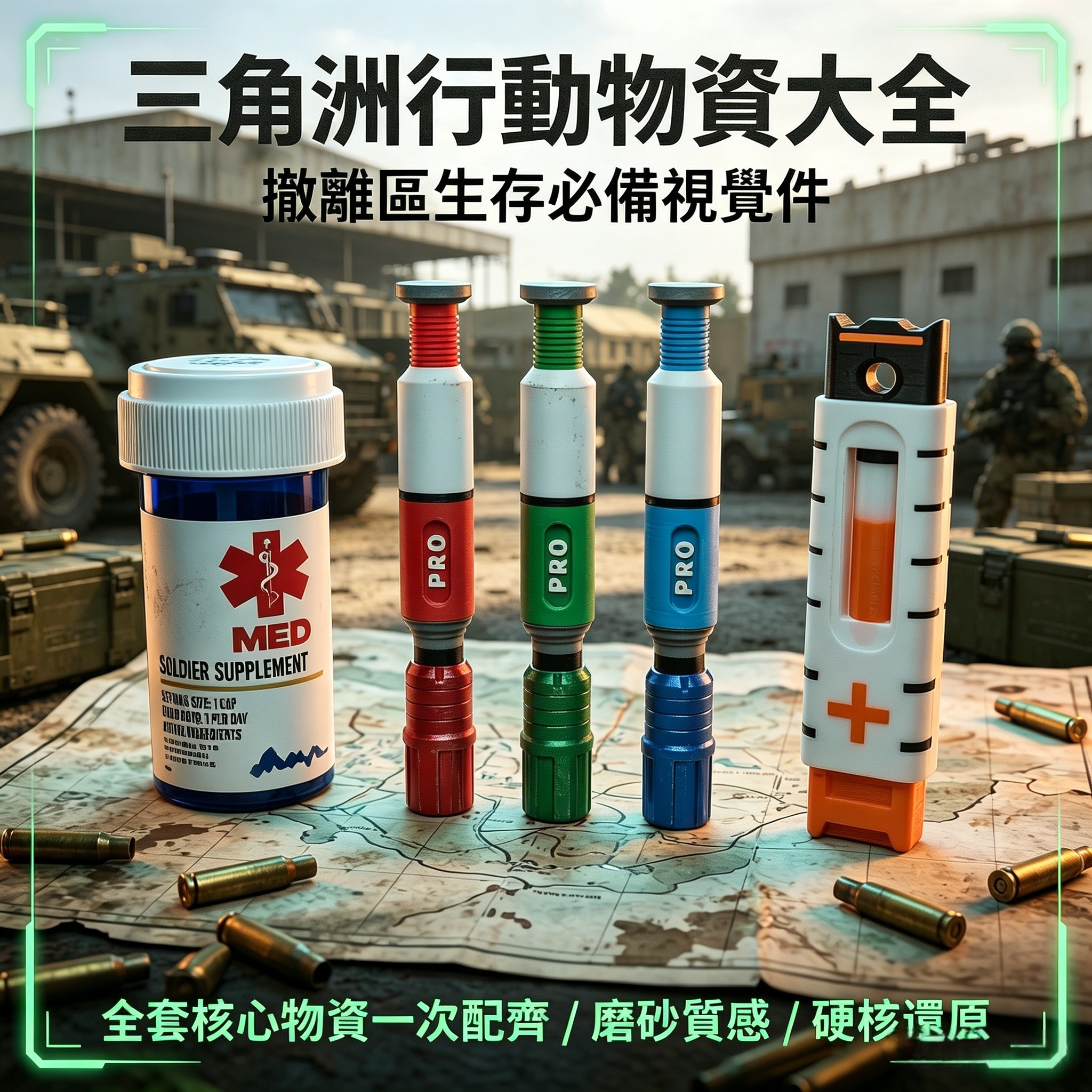 三角洲行动DVE止痛抗菌战术套装图片