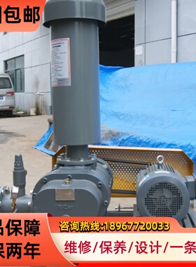 特价促销50台SR65罗茨鼓风机粉用于尘输送水产养殖增氧污水曝气