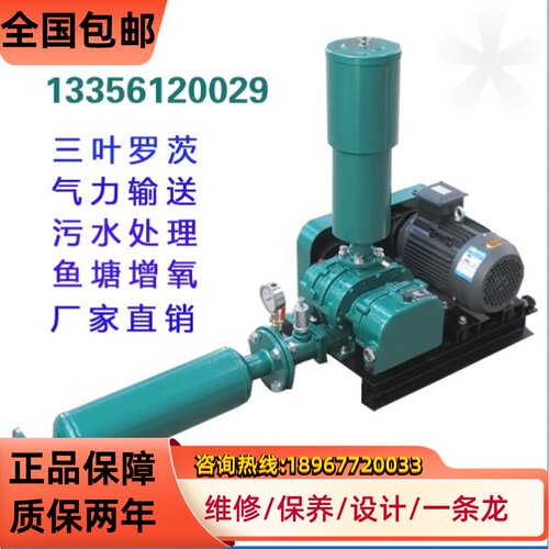 章丘ZLE-50LA鼓风机罗茨鼓风机水产养殖活鲜增氧机运输污水处理