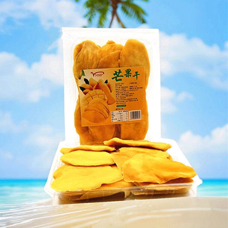芒果干厚切片500g袋装即食蜜饯干果脯解馋酸甜零食办公室休闲小吃