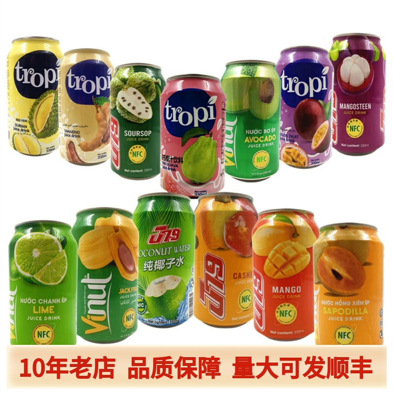 越南进口牛油果汁椰子饮料青柠檬