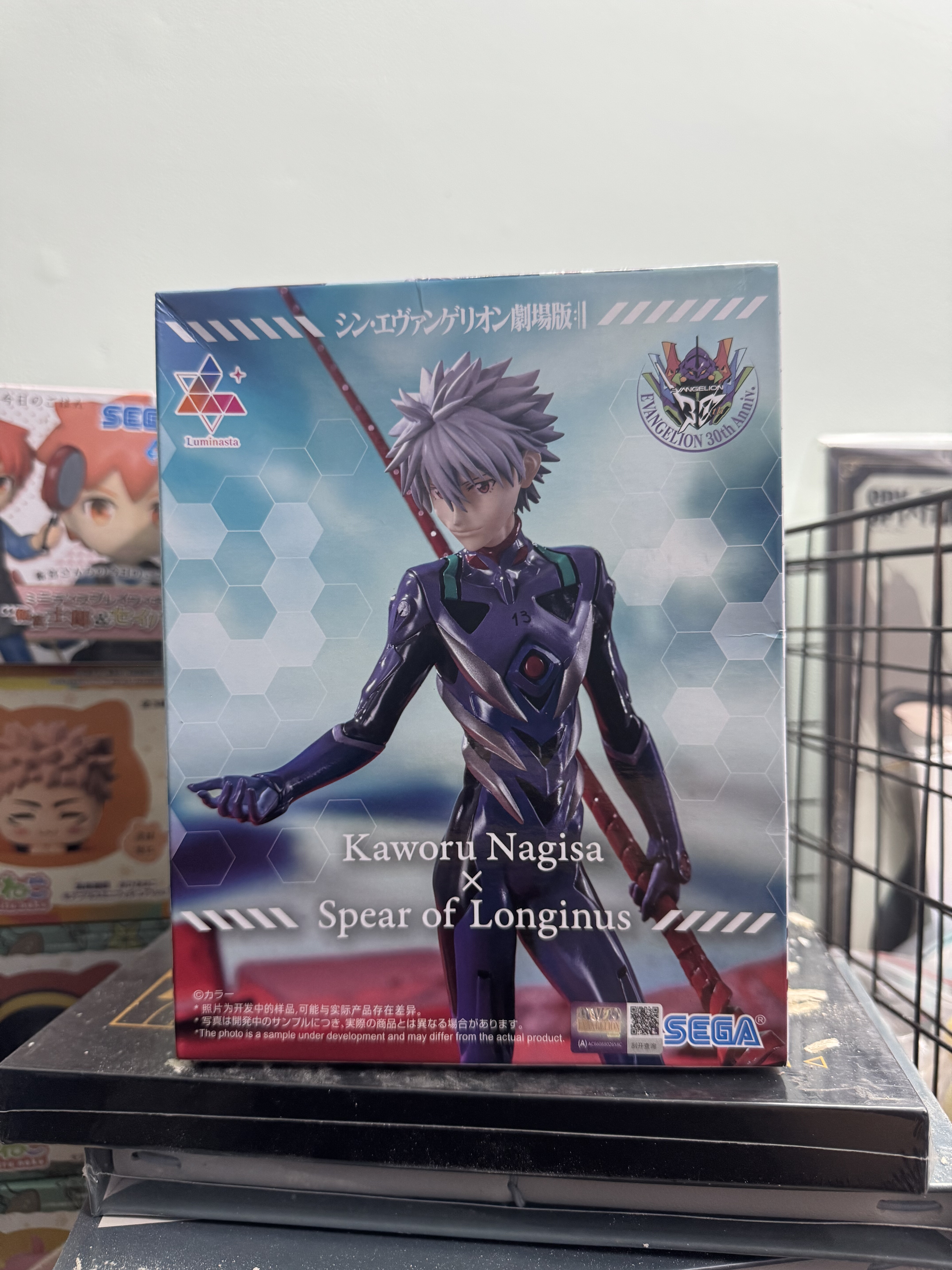 【活动】SEGA动漫手办景品 Luminasta EVA 渚薰 朗基奴斯枪 现货