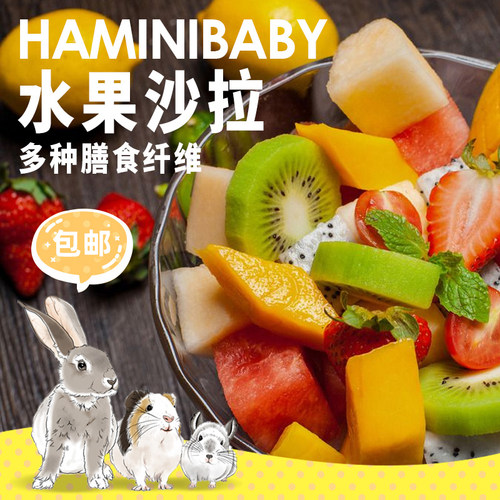 宝贝100g水果沙拉饲料宠物零食