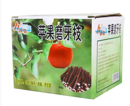 【傻傻龙猫】500g 盒装苹果树枝磨牙 兔子磨牙棒 龙猫 仓鼠