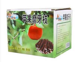 苹果树枝磨牙 仓鼠 兔子磨牙棒 500g 盒装 傻傻龙猫 龙猫