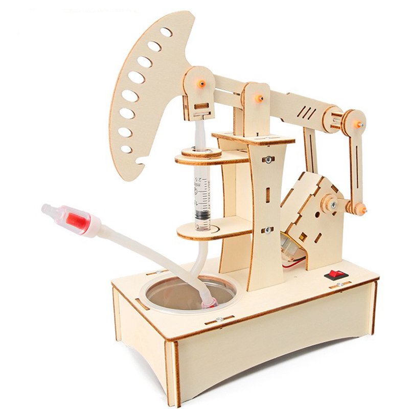 抽油机科技小制作儿童科学实验教玩具幼小学生手工diy材料包