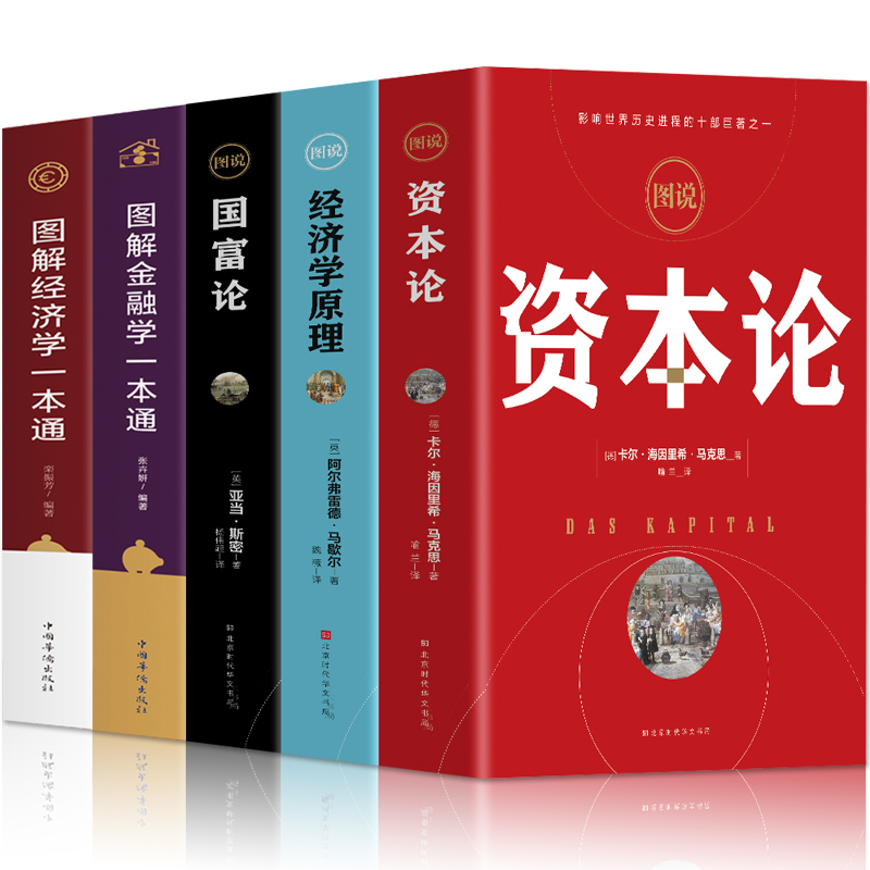 资本论套装5册图解金融学经济学