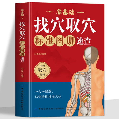 零基础找穴取穴标准图册速查书籍