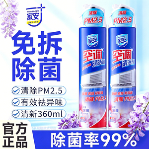 家安空调清洗清洁剂除霉菌除PM2.5挂壁机用初夏紫藤360ml官方正品