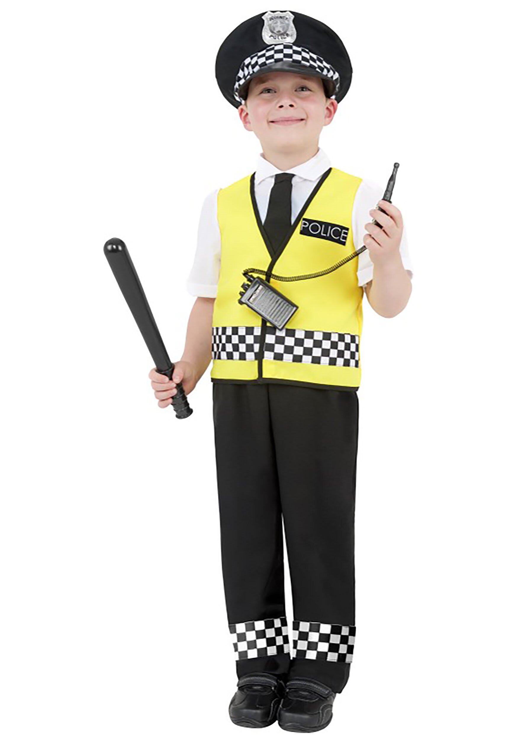 儿童扮演服 交通警察5件套  警察马夹表演服  万圣节服饰