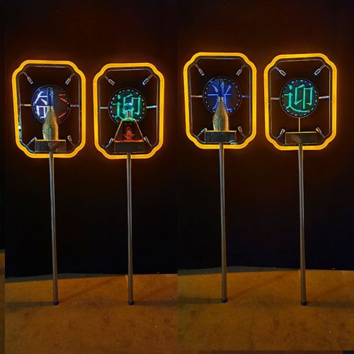 发光权杖LED高管敬酒上酒举牌