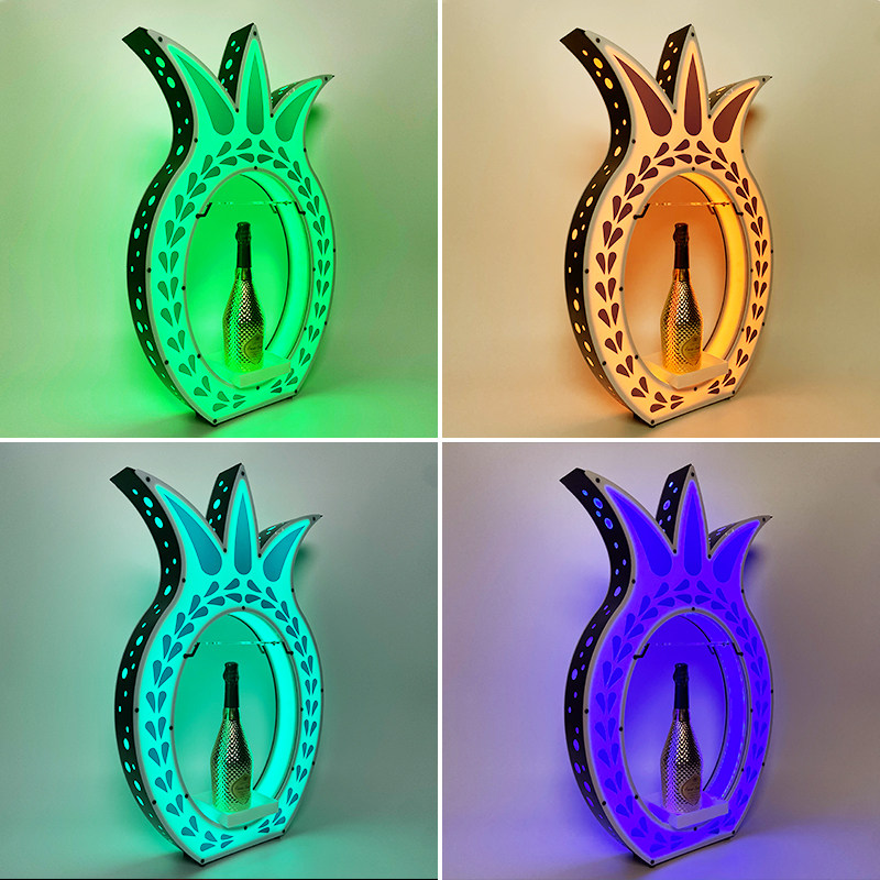 菠萝酒座龙舌兰LED洋酒座夜店