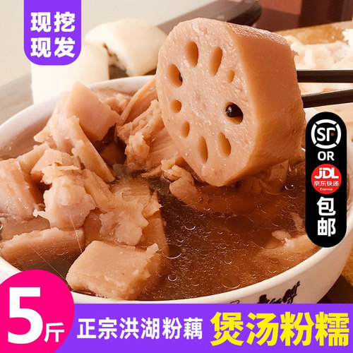 洪湖粉藕新鲜国家地标洪湖莲藕