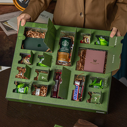 圣诞礼物盒盲盒洞洞乐惊喜盒