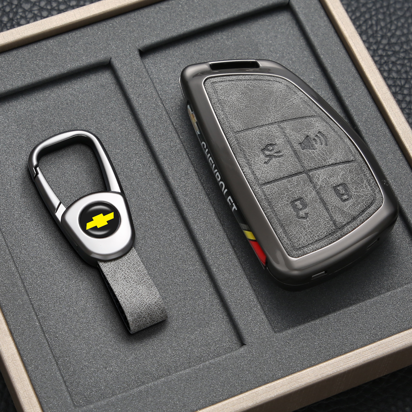 【雪佛兰专用钥匙套】合金保护