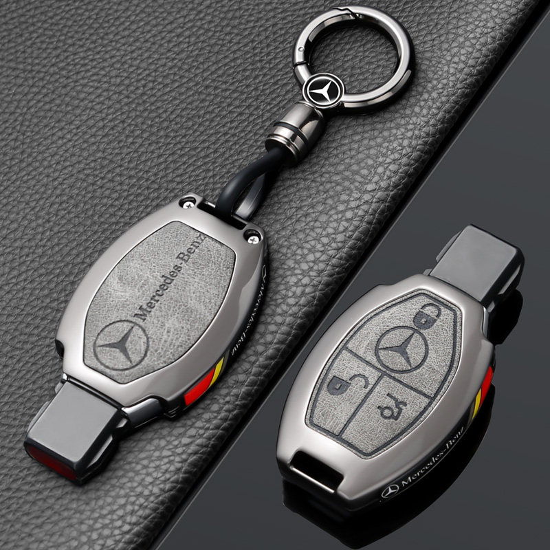 奔驰glc260钥匙套c200l包e级e300l威霆V260扣gle300车A180L高档壳