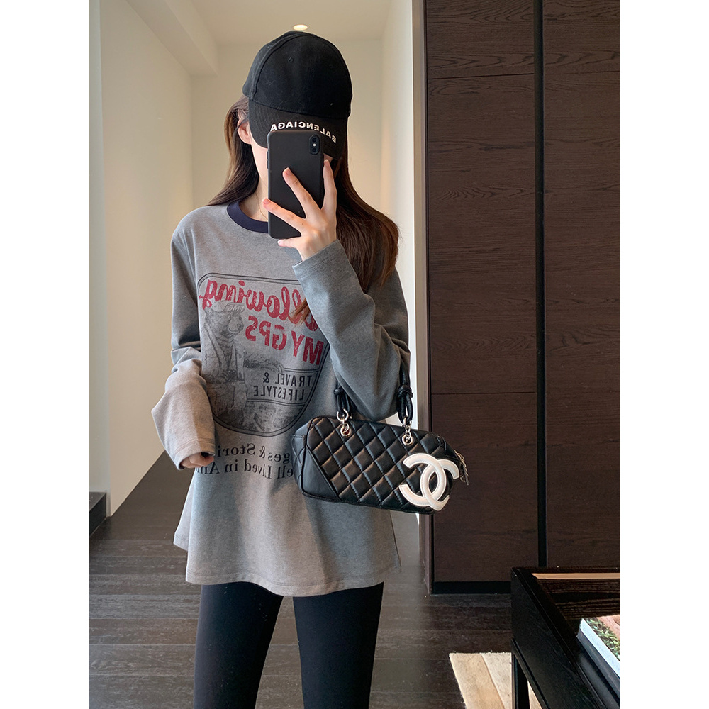 园园美衣美式休闲慵懒范宽松显瘦