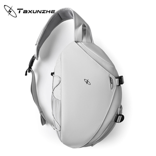 轻奢背包男士 机车多功能斜挎包防水户外骑行弓箭包单肩大容量胸包