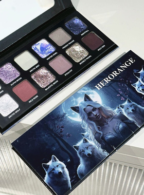 一盘封神！12色眼影盘大地色哑光珠光爆闪烟熏妆蓝色紫色2025新款