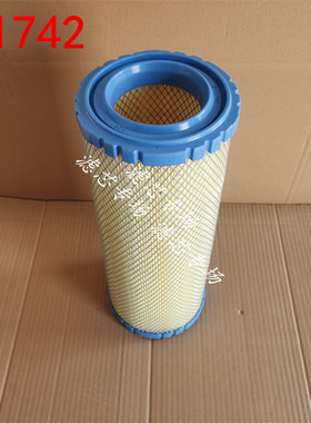 K1742空气滤芯适配南京依维柯宝迪欧四车滤清器K1642空气格配件