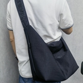 XPXVIII大容量斜挎包抗皱固色环保布健身包旅行休闲潮牌男女肩袋