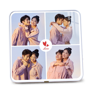 宫格相框摆台照片定制挂墙创意相册框宝宝水晶组合加打印洗相片