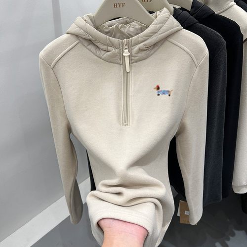 半拉链内搭打底衫上衣