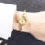 Roman Gold Case Gold (Watch Box + Triangle Bangle)
