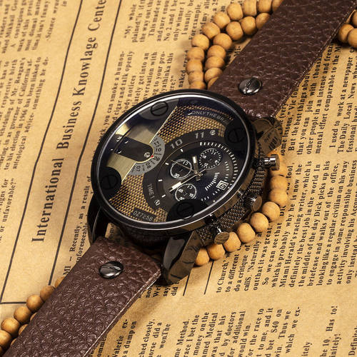 手表男士机械风格高档瑞士2022款欧美大表盘镂空全自动个性潮男表