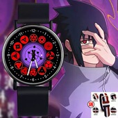店热销火影忍者周边瞳术写眼轮万花筒同款 休闲手表男女学生表新款