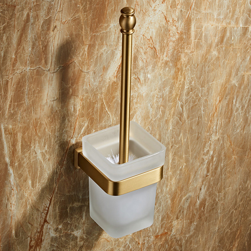 北欧黄铜拉丝金色马桶刷卫生间厕所清洁刷欧式简约卫浴五金挂件|ruв категории награду материалов, туалетные принадлежности, санитарное оборудование/кулон, туалетный ёршик стойка - от Buy2taobao.com для оказания профессиональной услуги покупки агента Taobao
