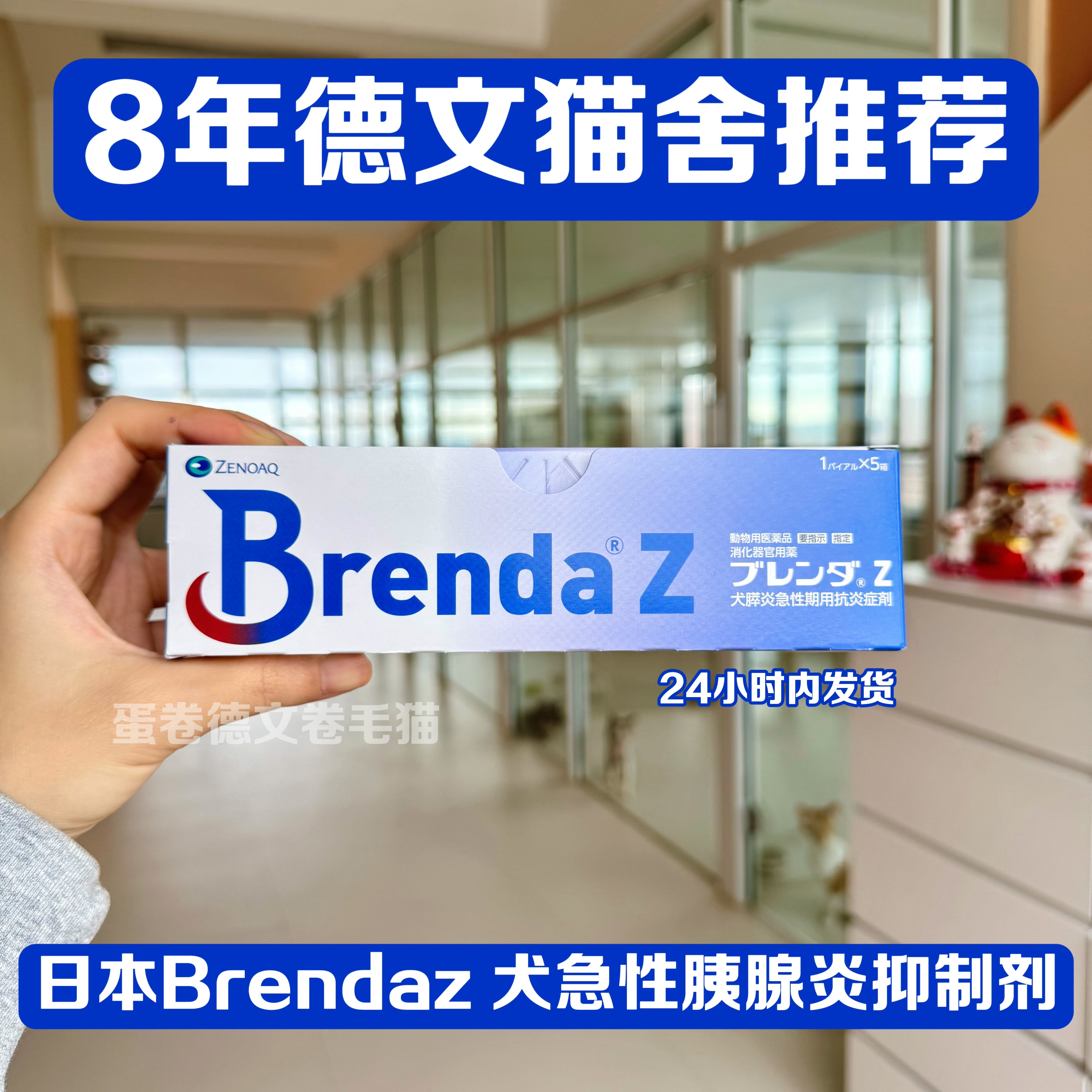 【顺丰包邮】日本Brendaz夫扎拉迪钠犬急性胰腺炎特效抑制剂现货