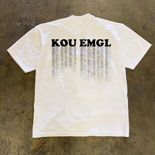 潮牌短袖t恤夏男士高街230G重磅短袖男男款2025新款潮流印花半袖