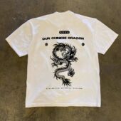 t恤短袖 T恤男国潮印花圆领重磅230Gins美式 潮流夏季 潮牌短袖 新款