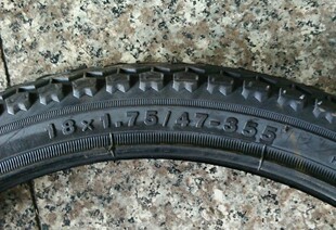 18寸儿童自行车朝阳轮胎18X1.75单车外胎内胎折叠车配件47-355