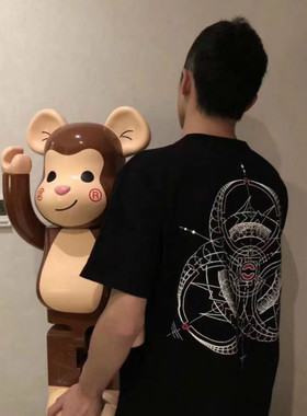 维特Clot X Fragment X Innersect三方联名展会潮牌陈冠希短袖T恤