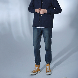 17aw 机能男女牛仔束脚裤 Breath Jogger Coolmax Denim 714street