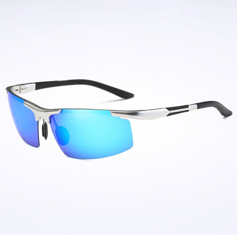 新款铝镁运动型偏光太阳镜男潮开车时尚旅游钓鱼墨镜运动骑行眼镜