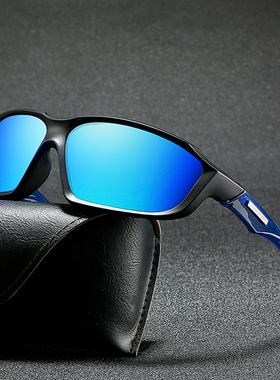 男全框户外运动款偏光太阳镜墨镜炫彩膜骑行镜开车驾驶钓鱼眼镜